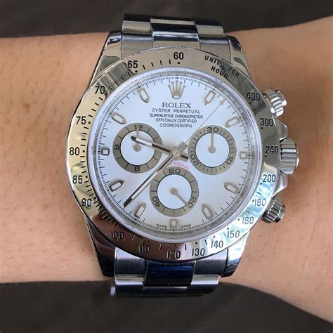 rolex daytona cosmograph stainless steel|rolex daytona 116520 black.